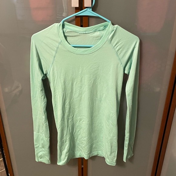 Lululemon Swiftly Tech Long Sleeve 2.0 *Wild Mint / Wild Mint size:4 - Picture 3 of 4